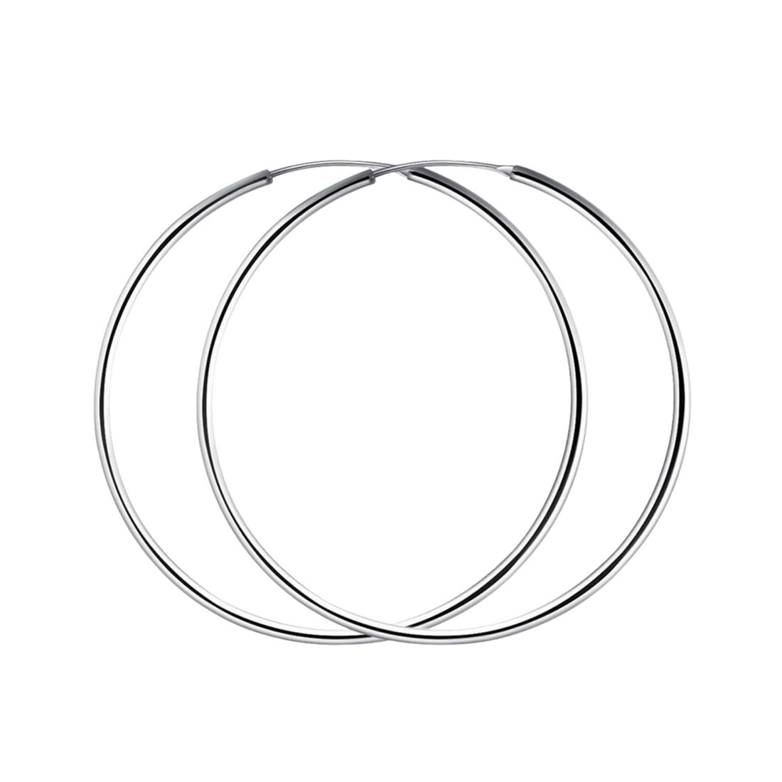 3" Sterling Silver Hoops Canada, 2.6" Silver Hoops Canada, sterling silver hoops canada