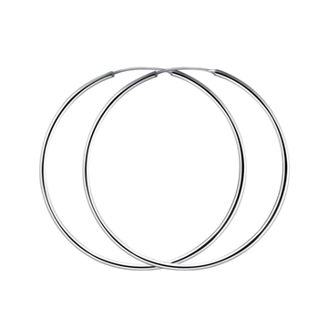 3" Sterling Silver Hoops Canada, 2.6" Silver Hoops Canada, sterling silver hoops canada