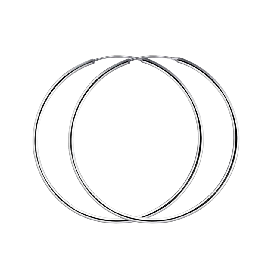 3" Sterling Silver Hoops Canada, 2.6" Silver Hoops Canada, sterling silver hoops canada