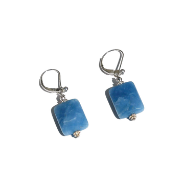 Silver dangling lapis earrings canada, lapis earrings toronto, buy cheap lapis silver earrings toronto