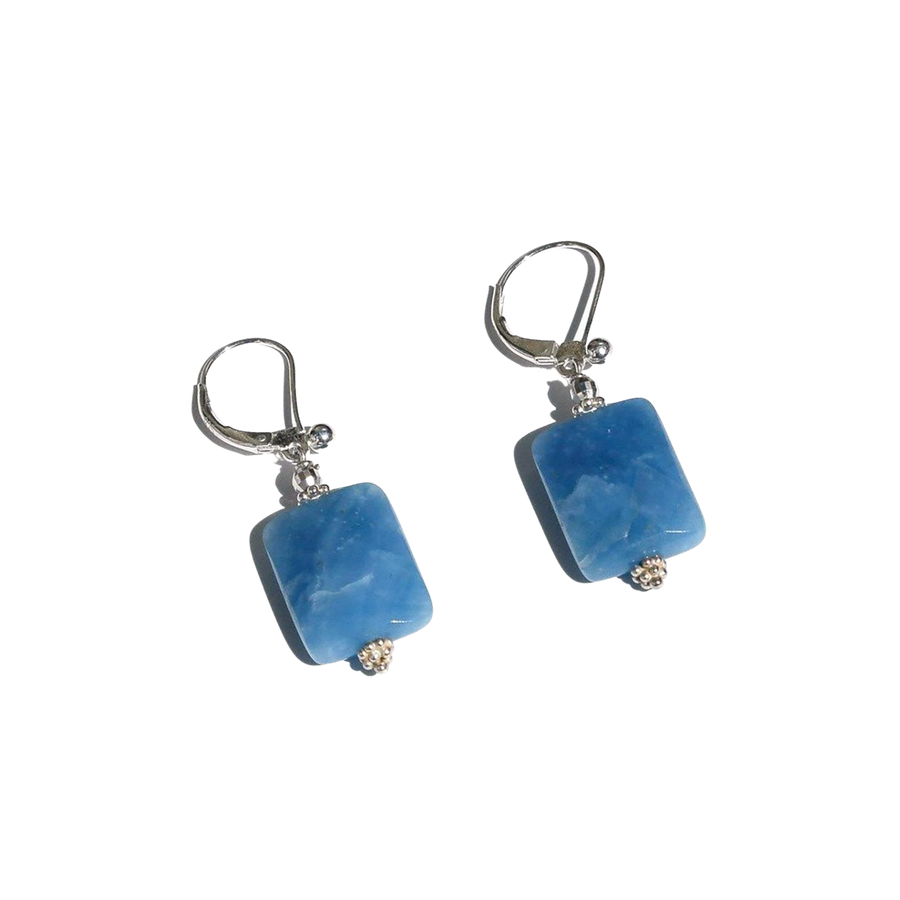 Silver dangling lapis earrings canada, lapis earrings toronto, buy cheap lapis silver earrings toronto