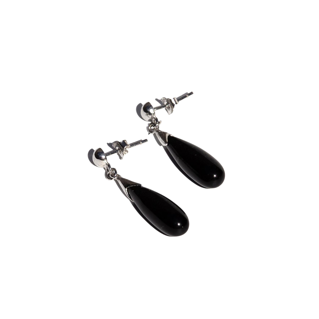 silver onyx earrings canada, dangling onyx earrings, silver dangle onyx earrings canada