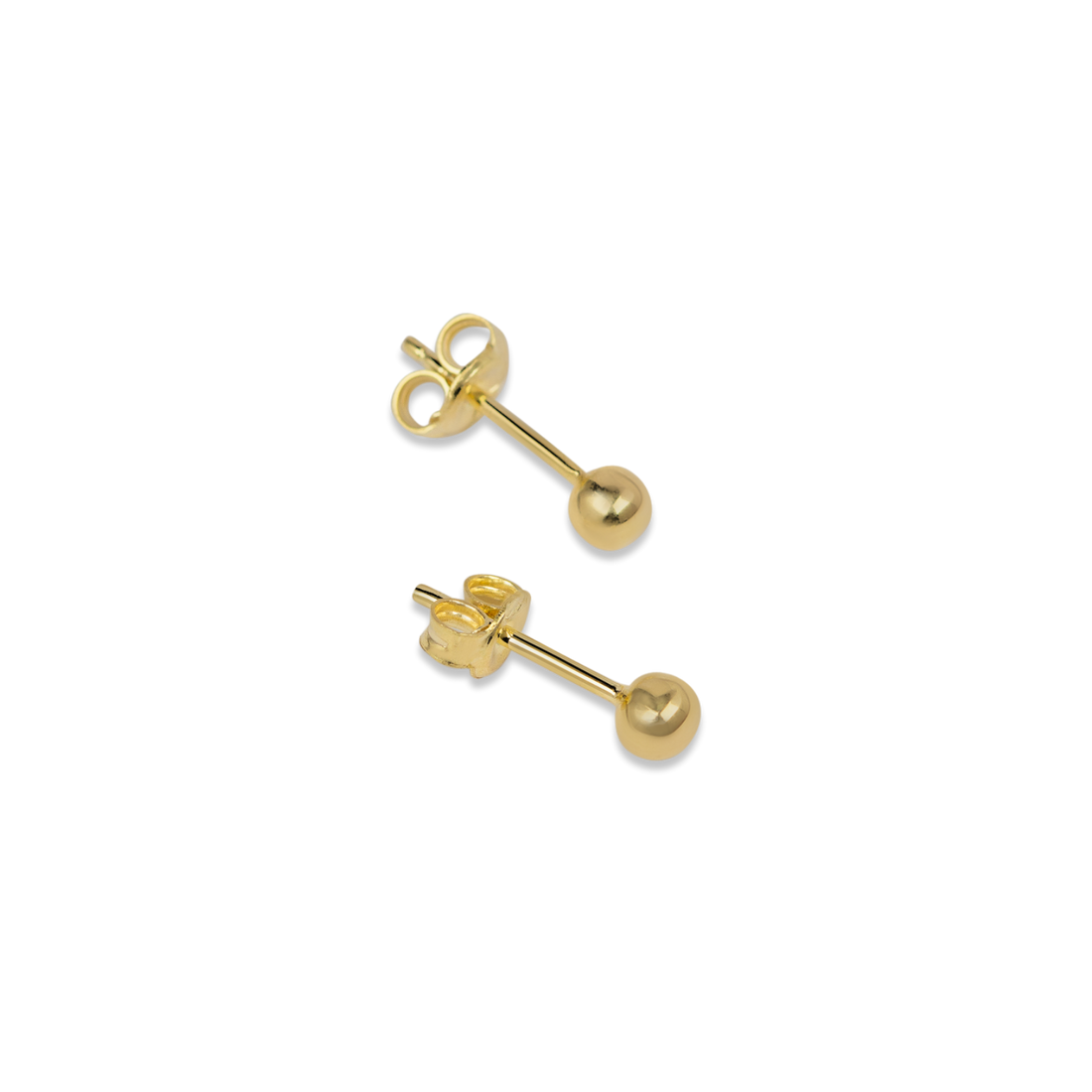 Ball Studs 10k Gold 2.9 3.8mm 2.9mm