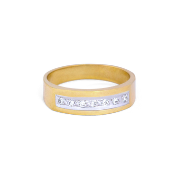 Single Row Bold Diamond Band | 0.11ct | 14k Yellow/White/Rose Gold