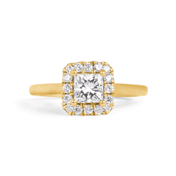 square diamond with halo, square halo engagement rings