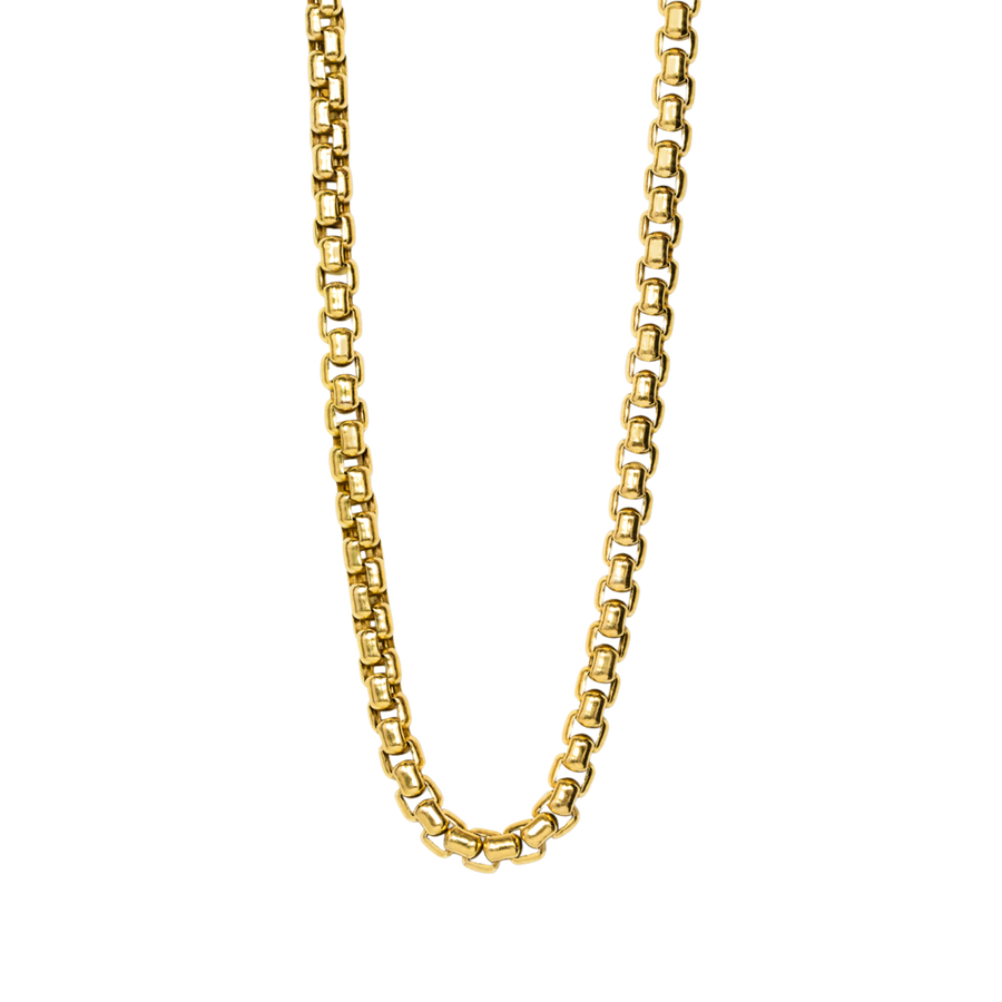 Gold round 2025 box chain