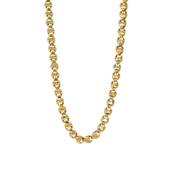 solid gold popcorn chain Canada, gold popcorn chain 5mm, solid gold chains man Canada