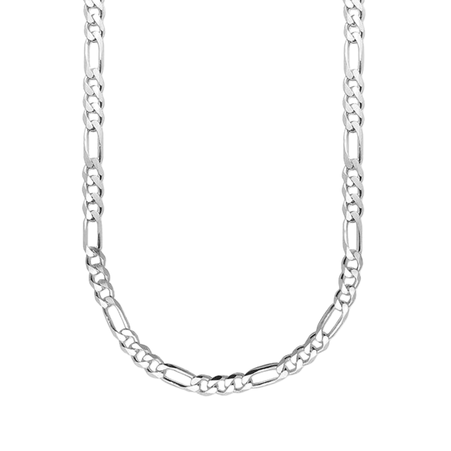 silver figaro chain toronto mens, silver figaro chain canada