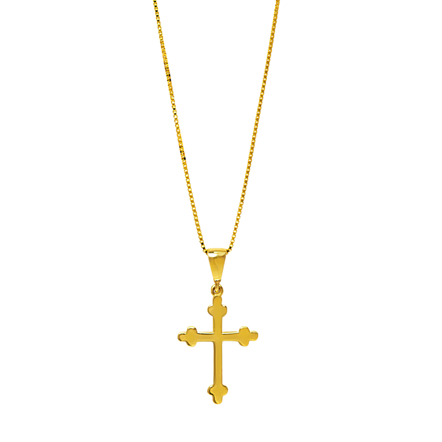 Dainty Cross | 10k Gold | 16-24"