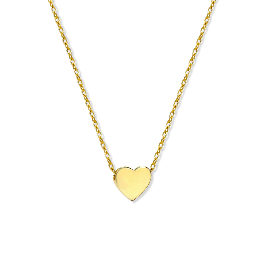 10k gold heart pendant, gold heart locket necklace canada, dainty gold necklace canada