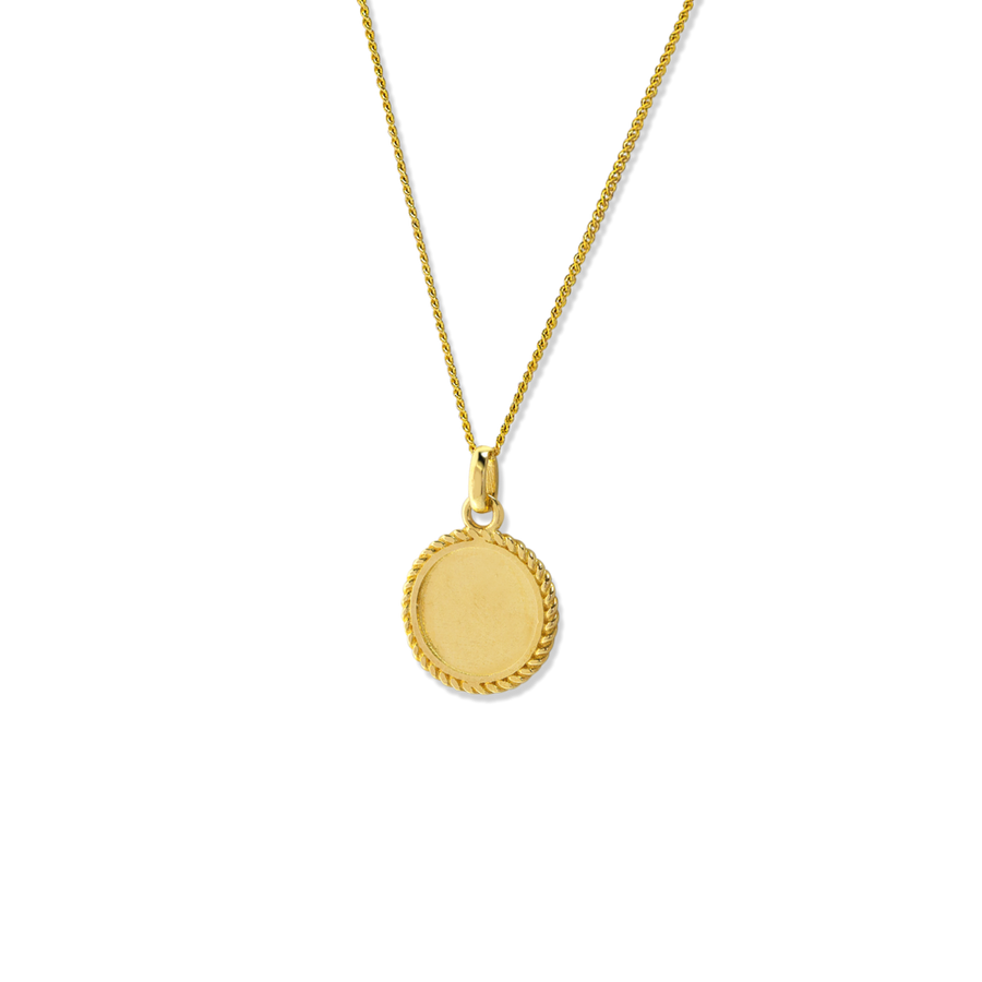 Medallion Pendant | 10k Gold | 16-22"