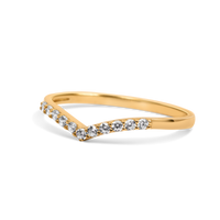  gold ring women, 10k gold chevron ring