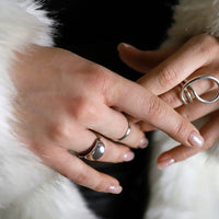 chunky silver rings womens, chunky rings canada, chunky silver ring set