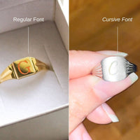buy engraved signet ring toronto, custom engraved signet ring