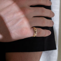 gold rings for men, 14k gold ring mens, real gold ring for men, gold ring for men 14k, edwardian ring