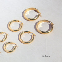 best chunky gold hoops
