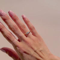 Three Diamond Engagement Ring | 0.40 CT | 10k-14k Yellow/White/Rose Gold