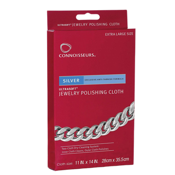 Connoisseurs Jewelry Polishing Cloth | Silver